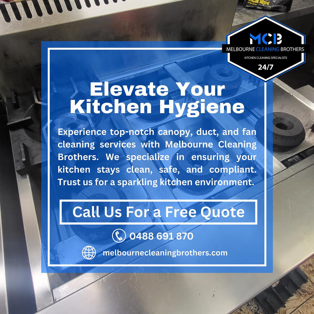 "Melbourne Cleaning Brothers: Your Trusted Partner for Commercial Kitchen Cleaning in Melbourne and its Suburbs"